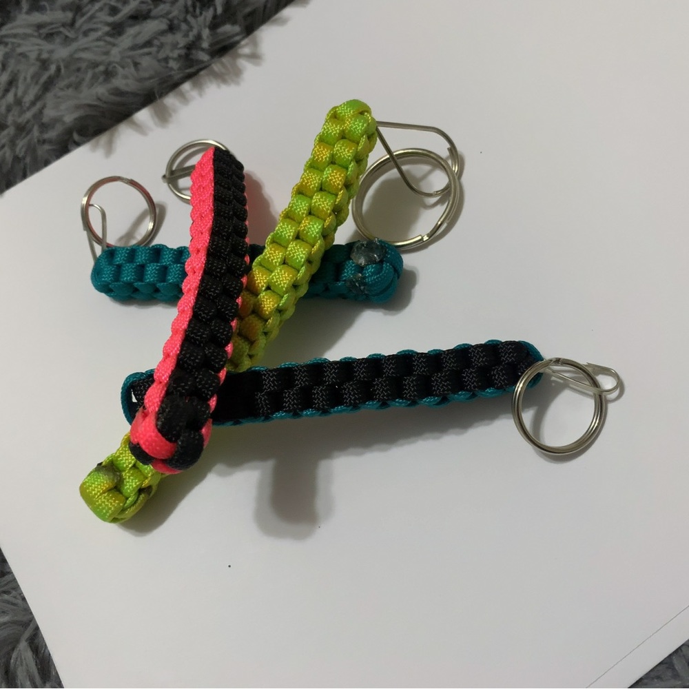 Hand crafted KEYCHAINS multi colors